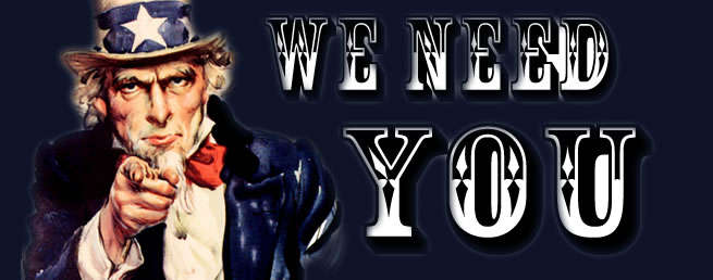 We need you