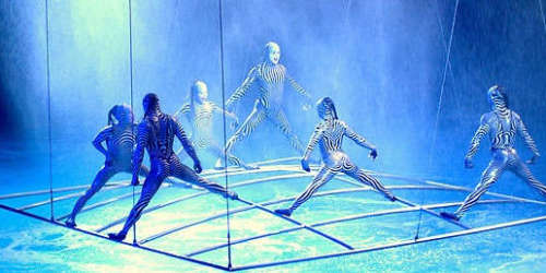 O water scene at show