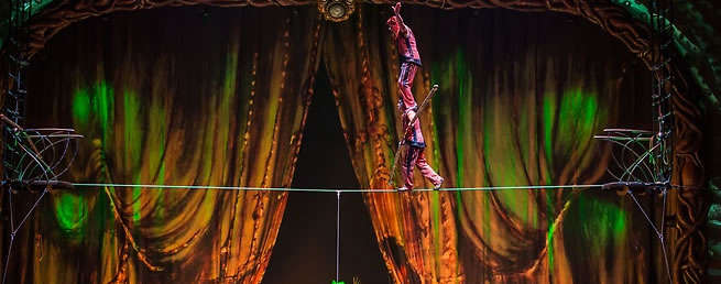 cirque du soleil performance at Zarkana