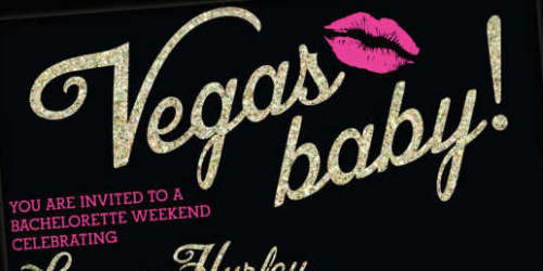 Las Vegas Bachelorette invitations